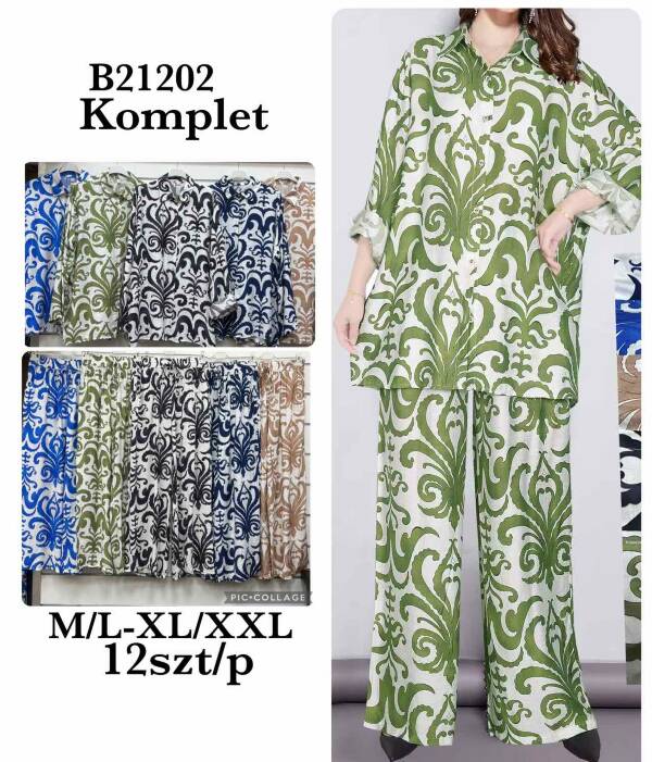 Komplet damskie Roz M/L-XL/2XL, Mix Kolor Paczka 12 szt